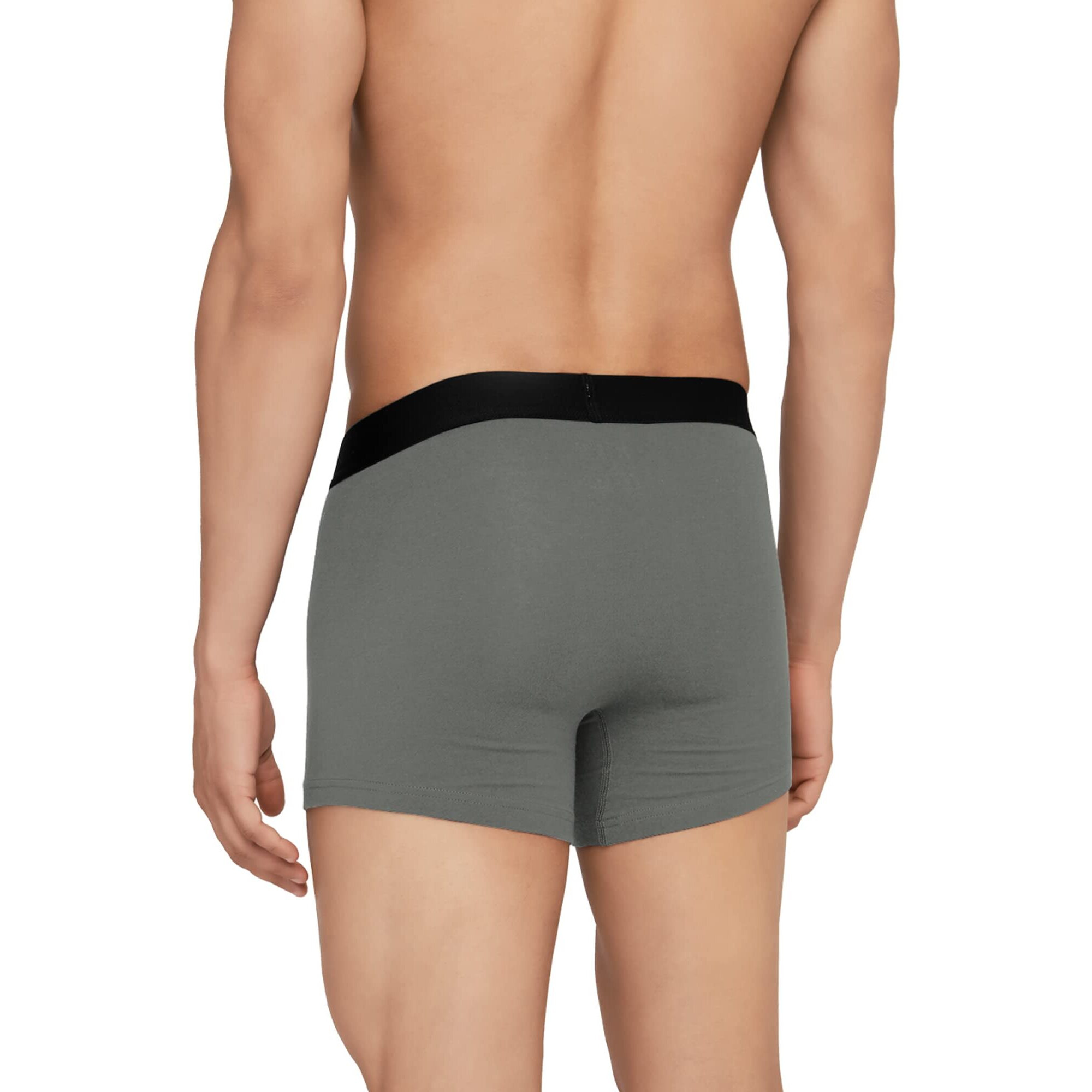 XYXX Cotton Regular Solid (Pack of 2) (Aero Trunks for Men Combo_Black Iris + Frost Grey_S)