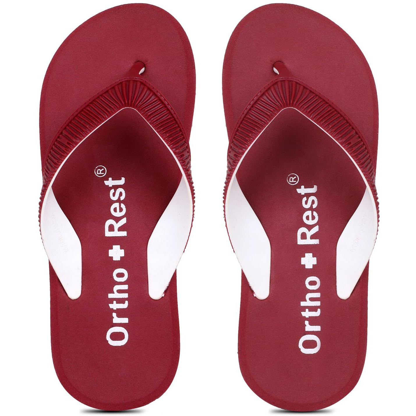 Ortho + Rest Doctor Slippers for Women Orthopedic Non Slip Lightweight Comfortable Flat Casual Stylish Dr Chappals and House Flip flops For Ladies and Girls
