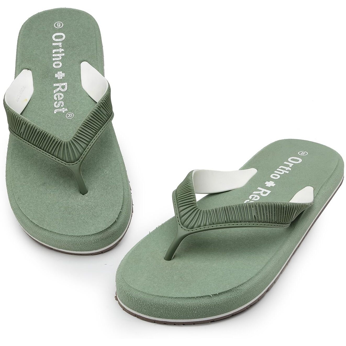 Ortho + Rest Doctor Slippers for Women Orthopedic Non Slip Lightweight Comfortable Flat Casual Stylish Dr Chappals and House Flip flops For Ladies and Girls