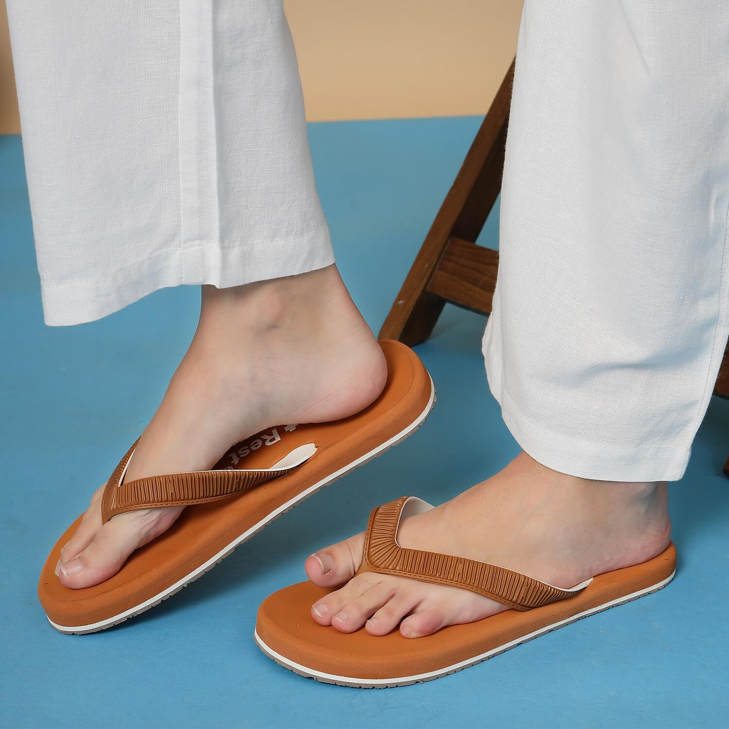 Ortho + Rest Doctor Slippers for Women Orthopedic Non Slip Lightweight Comfortable Flat Casual Stylish Dr Chappals and House Flip flops For Ladies and Girls