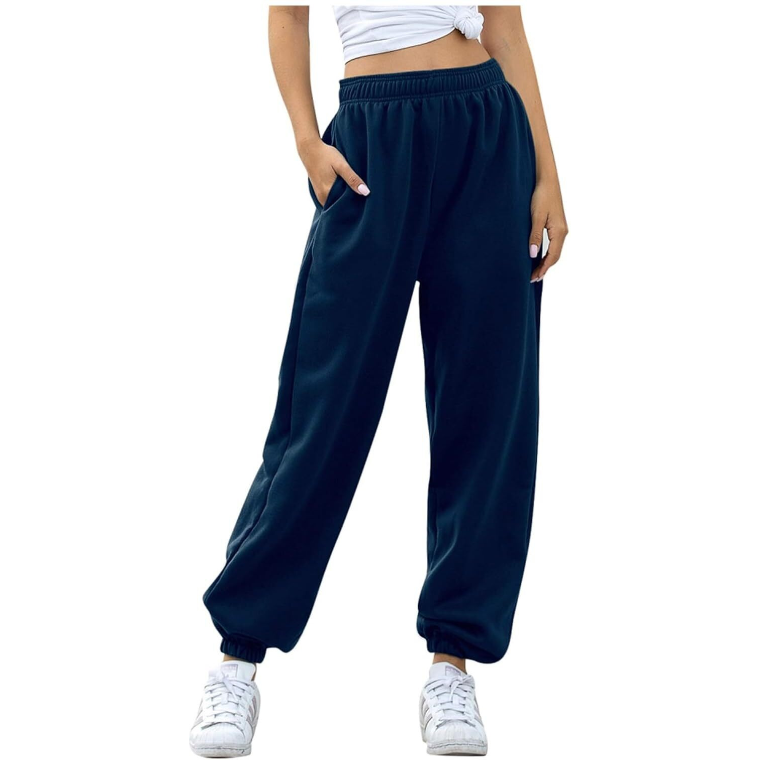 Q - RIOUS Women's Joggers (Grey_34)