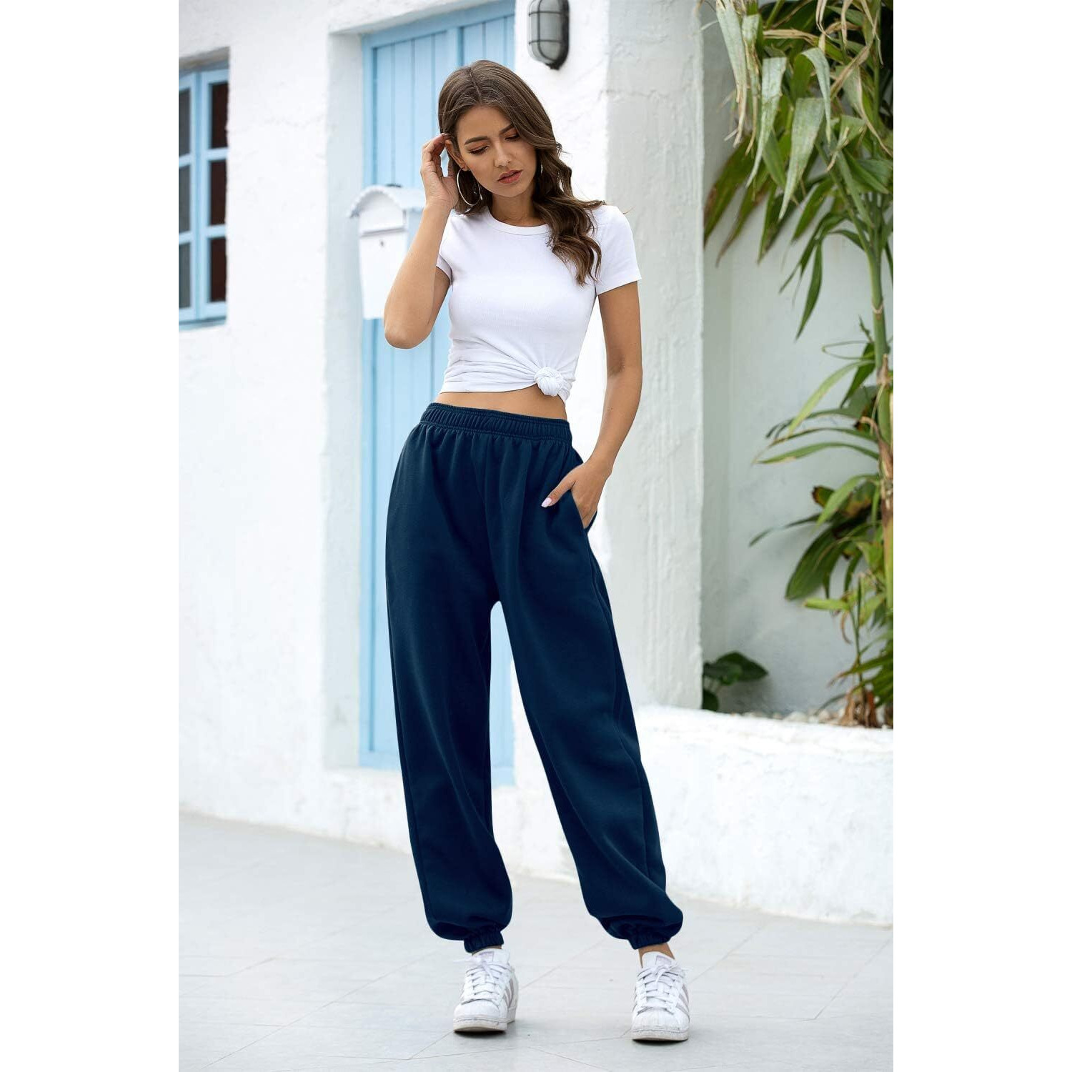 Q - RIOUS Women's Joggers (Grey_34)