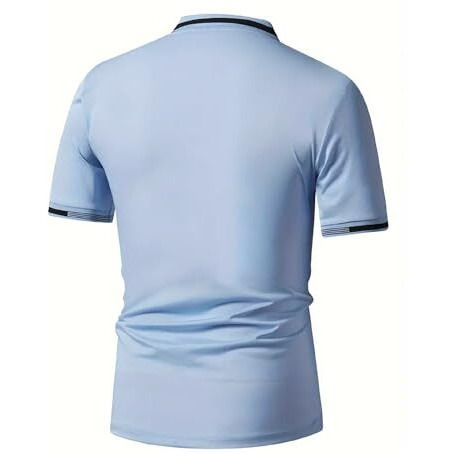 Lymio Men T-Shirt || T-Shirt for Men || Polo T Shirt || T-Shirt (Polo 40 to 43) (in, Alpha, XL, Regular, Blue)