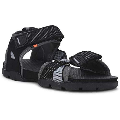 Sparx mens SS 105 | Latest, Daily Use, Stylish Floaters | Grey Sport Sandal - 10 UK (SS 105)
