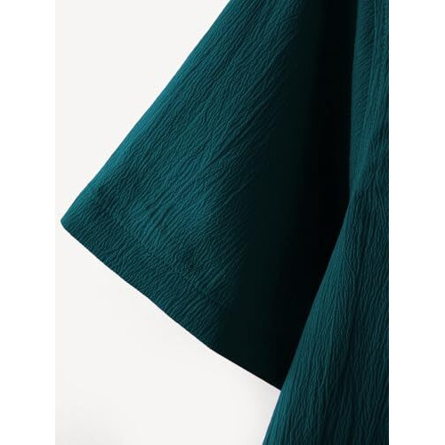 TAGDO Men's Regular Fit Casual Shirt (Popcorn-5171-Teal-S)