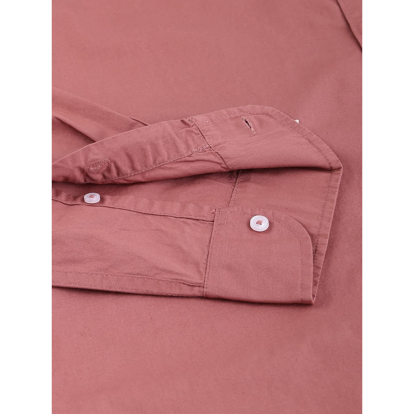 Dennis Lingo Men's Solid Dusty Pink Casual Shirt (AZ301_Dusty Pink_XXL)
