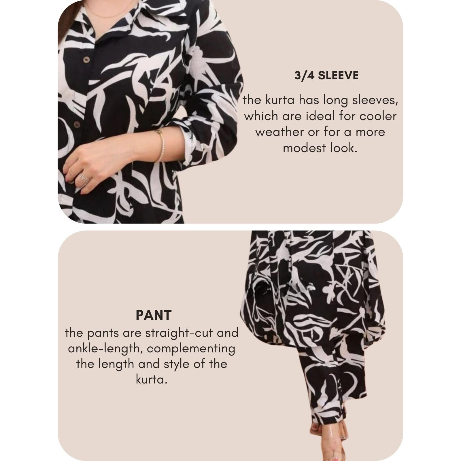 GRECIILOOKS Womens A-Line Rayon Regular Fit Co-Ord Set (Black, X-Large)