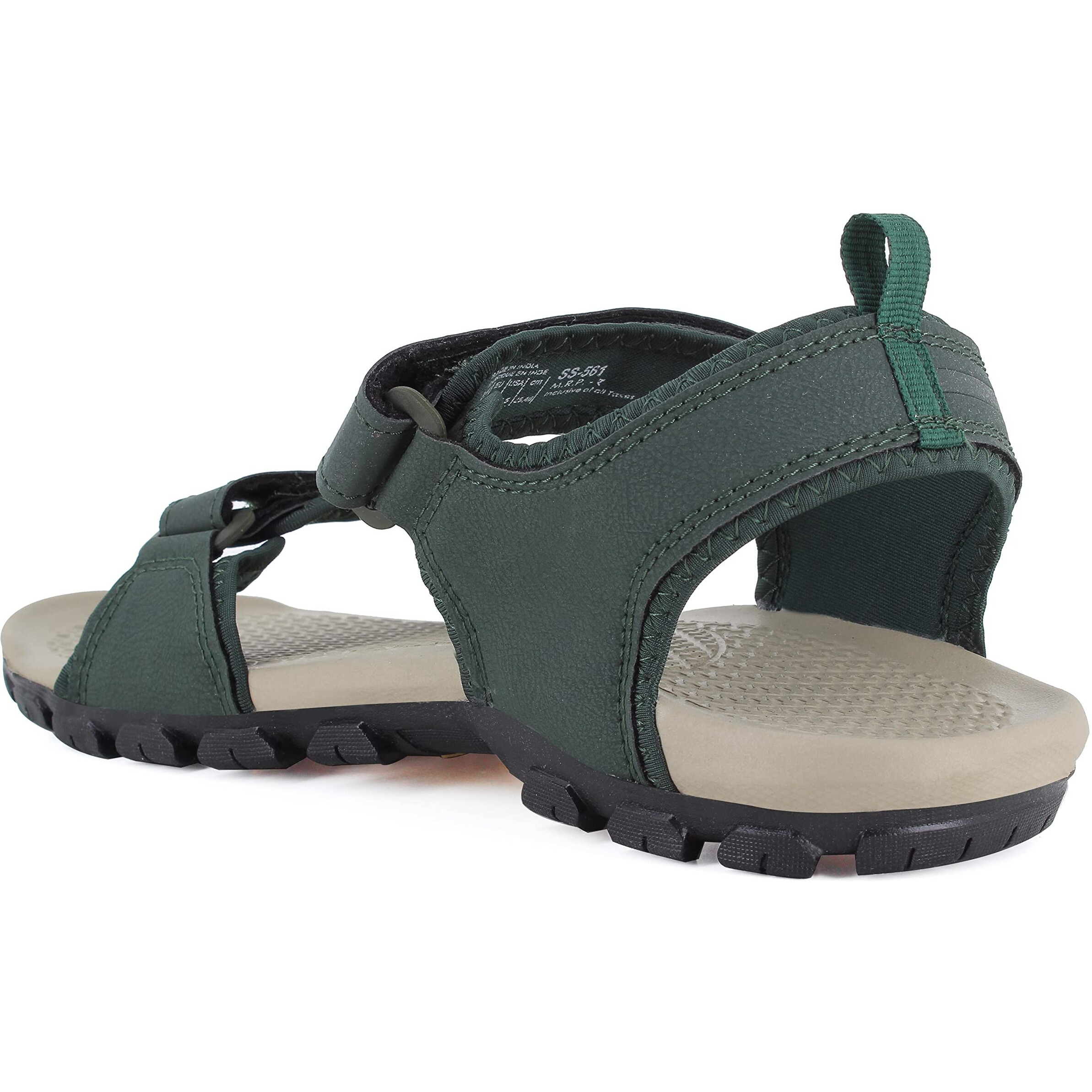 Sparx Men SS-561 Forest Green Golden Floater Sandals (SS0561GGFGO0008)