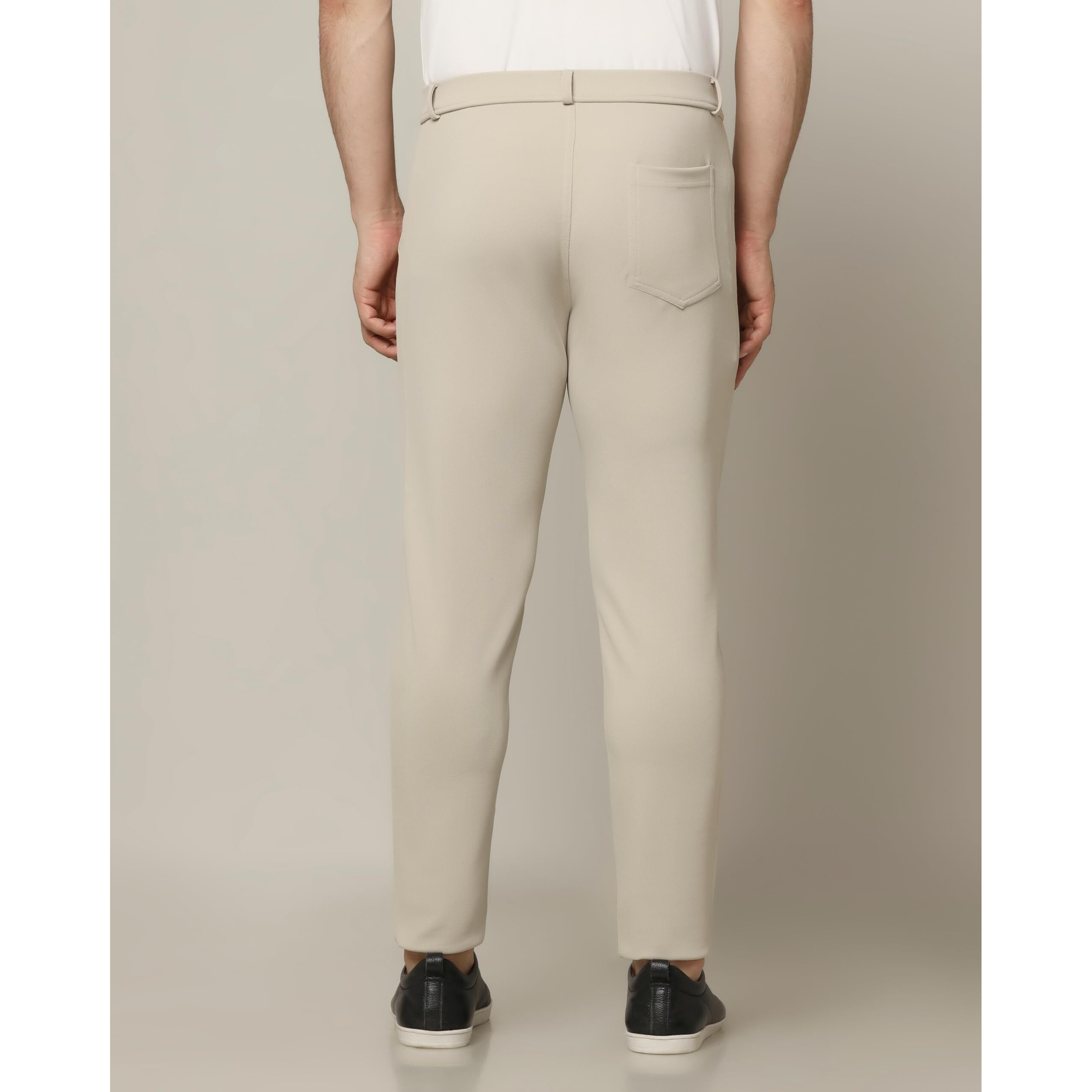 TOPLOT Men's Regular Fit Causal Trouser (Trouser-5068-Beige-30)