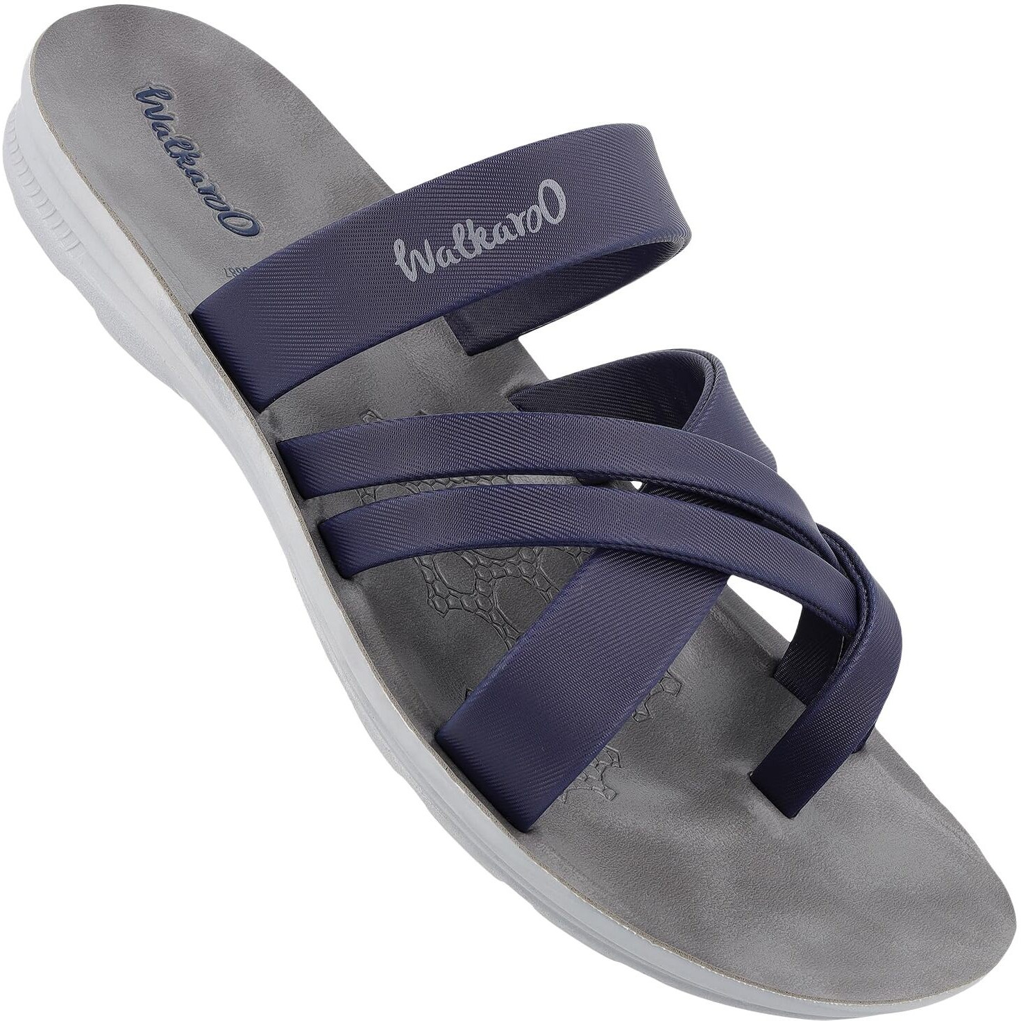 WALKAROO W5687 Mens Casual Wear and Regular use Sandals - Grey Blue