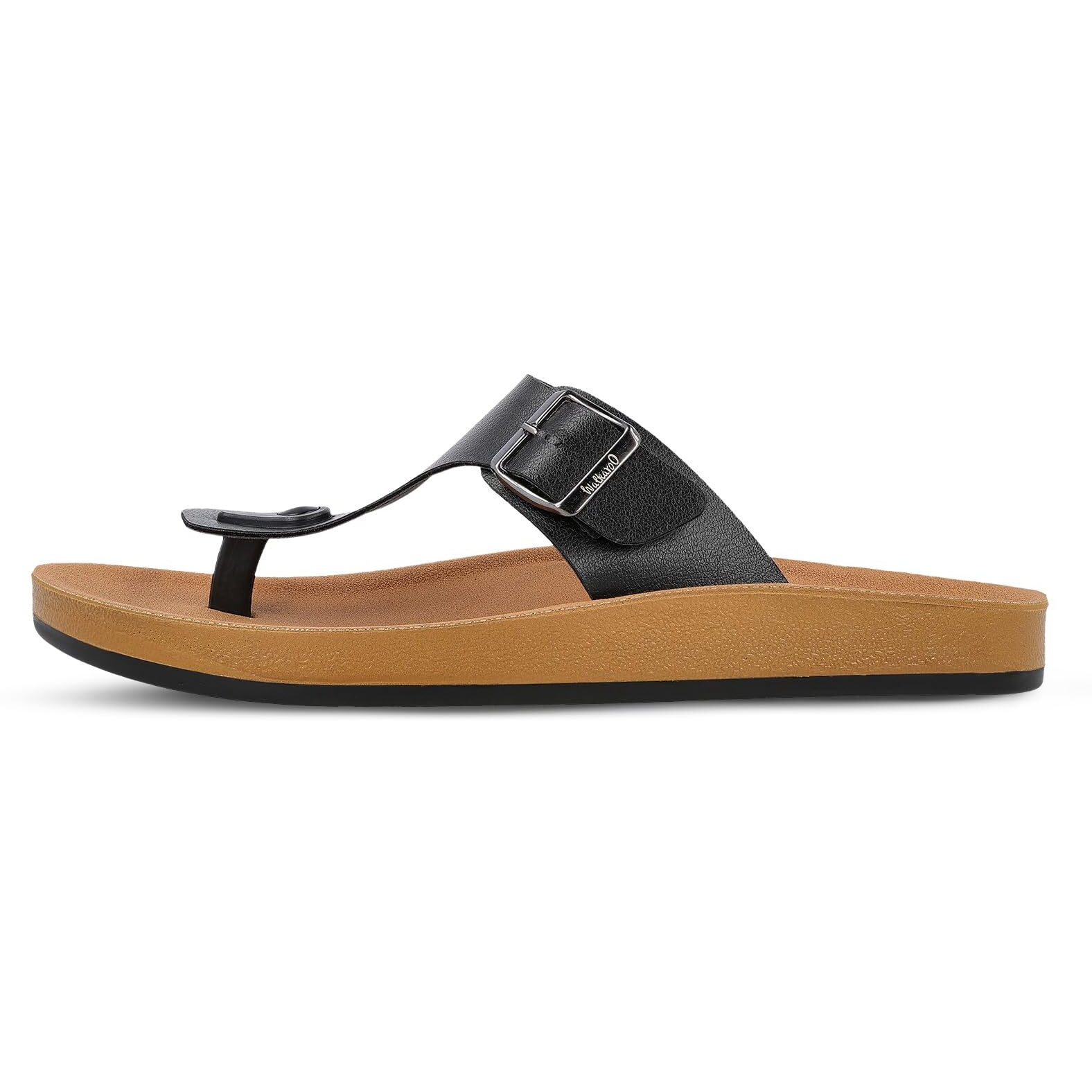 WALKAROO WE1332 Mens Sandals for dailywear and regular use for Indoor & Outdoor - Black