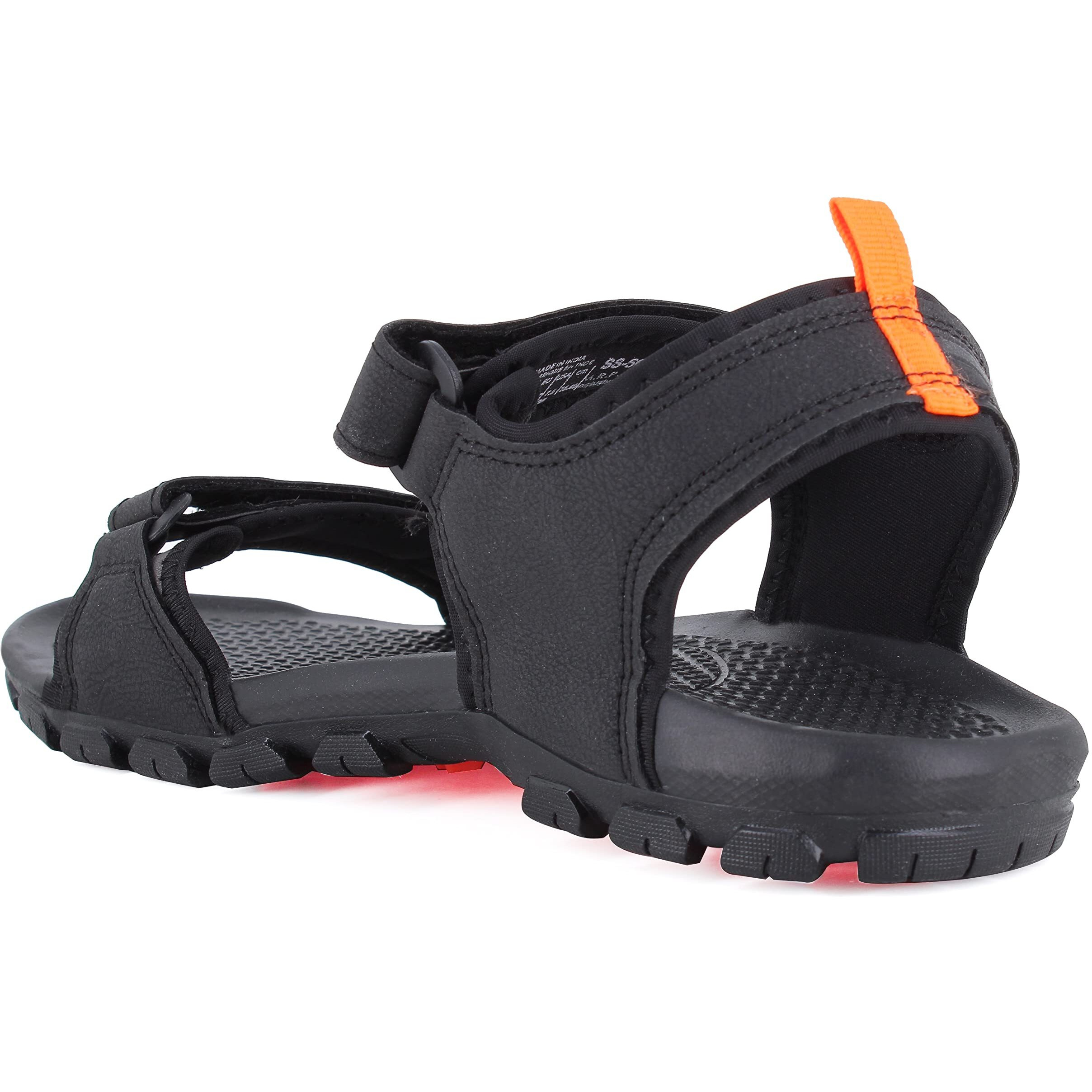 Sparx mens SS 561 | Latest, Daily Use, Stylish Floaters | Orange Sport Sandal - 8 UK (SS 561)