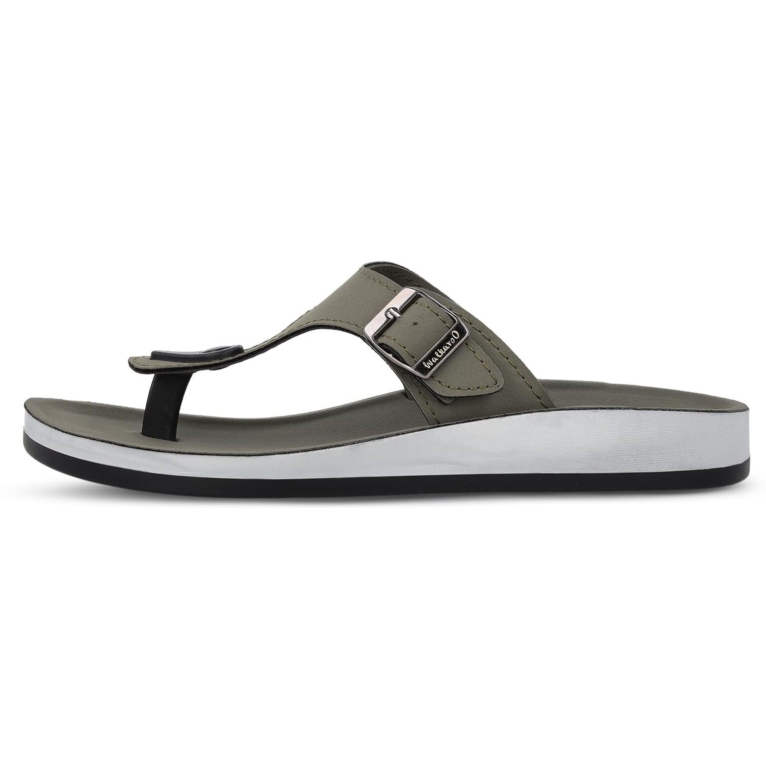 WALKAROO Sandal For Womens|Trendy|Light Weight and Comfortable|Soft Footbed|WE2349 - Olive
