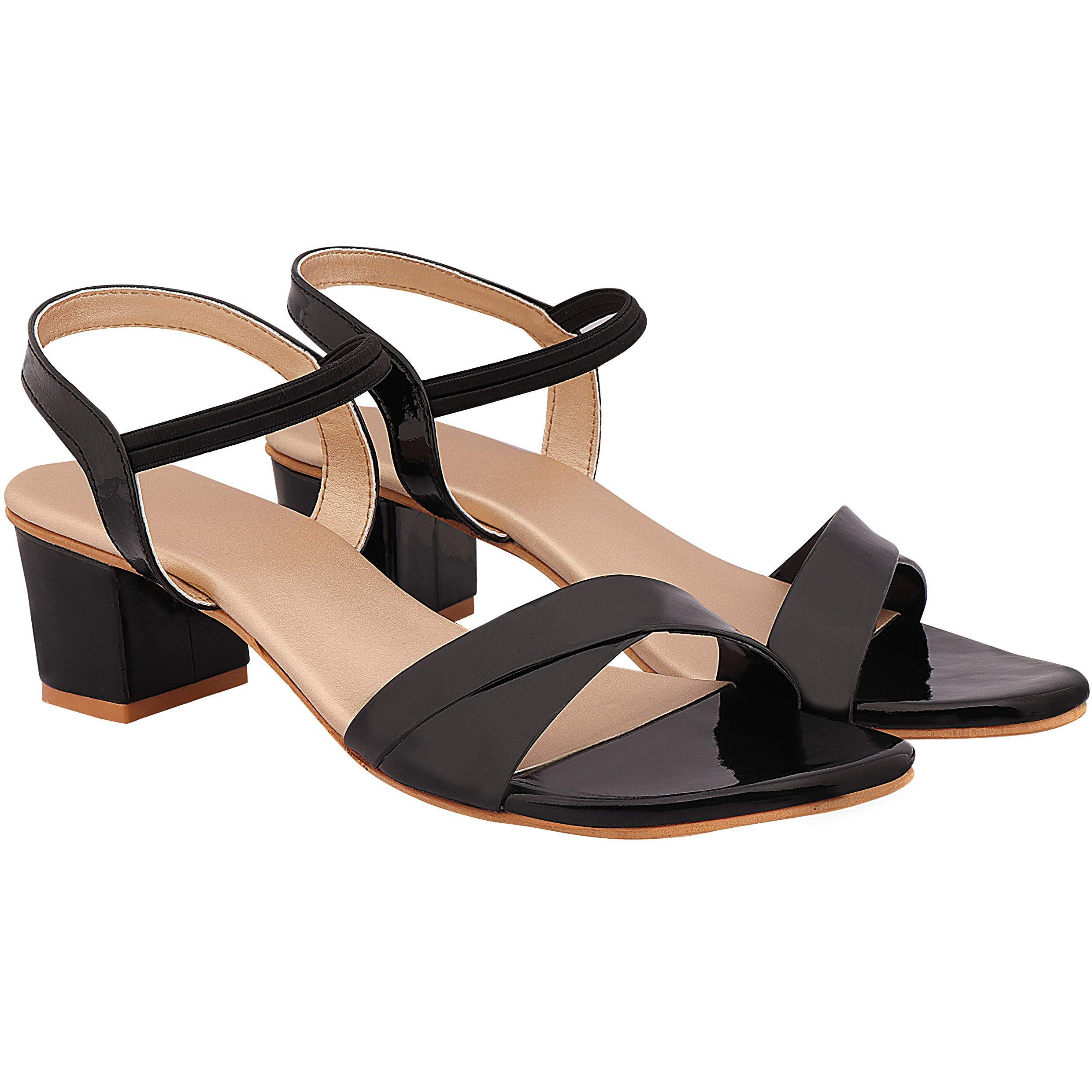 Shoetopia Women's Platform Heel Sandal (4 Uk)