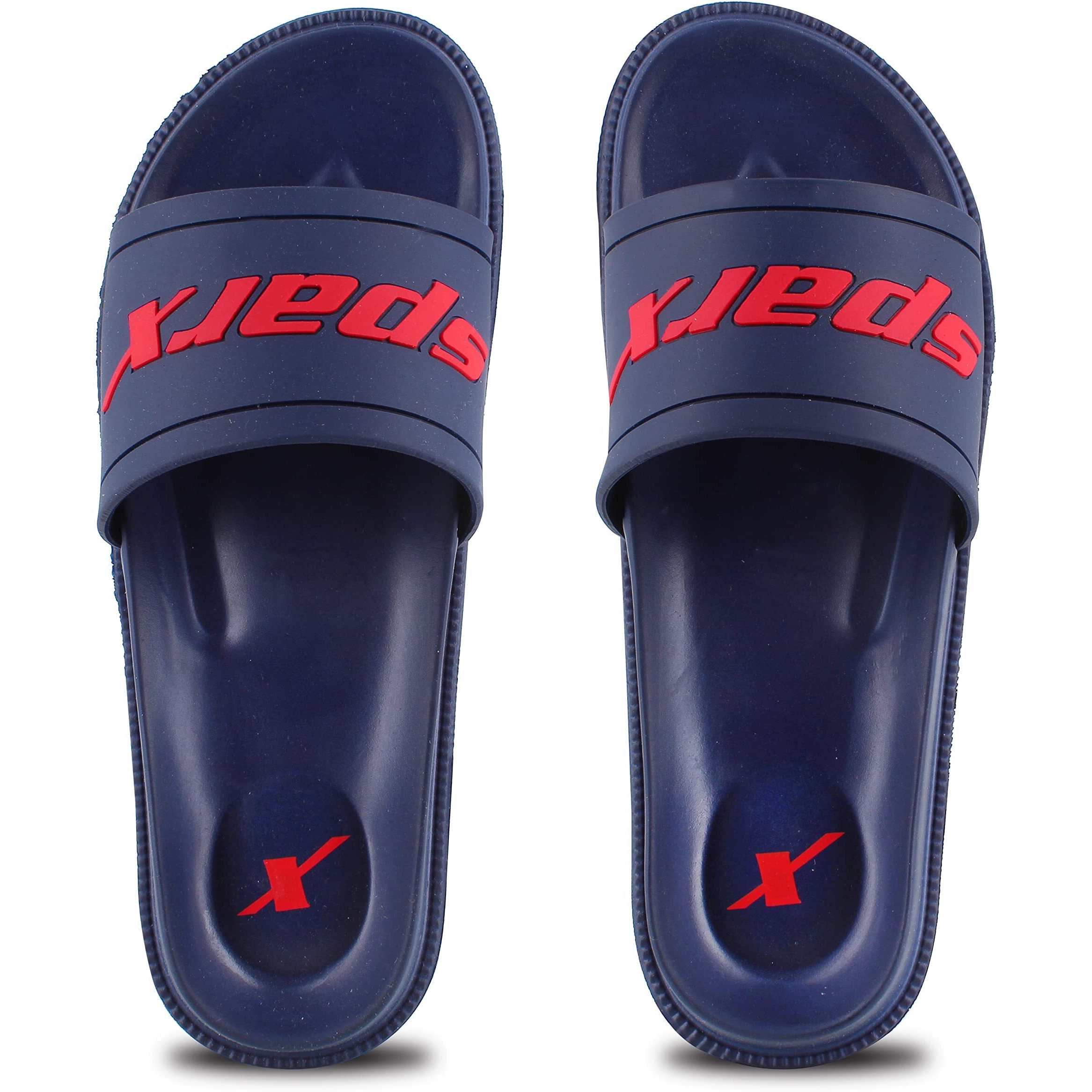 Sparx Men SFG-2101 Navy Blue Red Flip Flops (SF2101G_NBRD_0009)