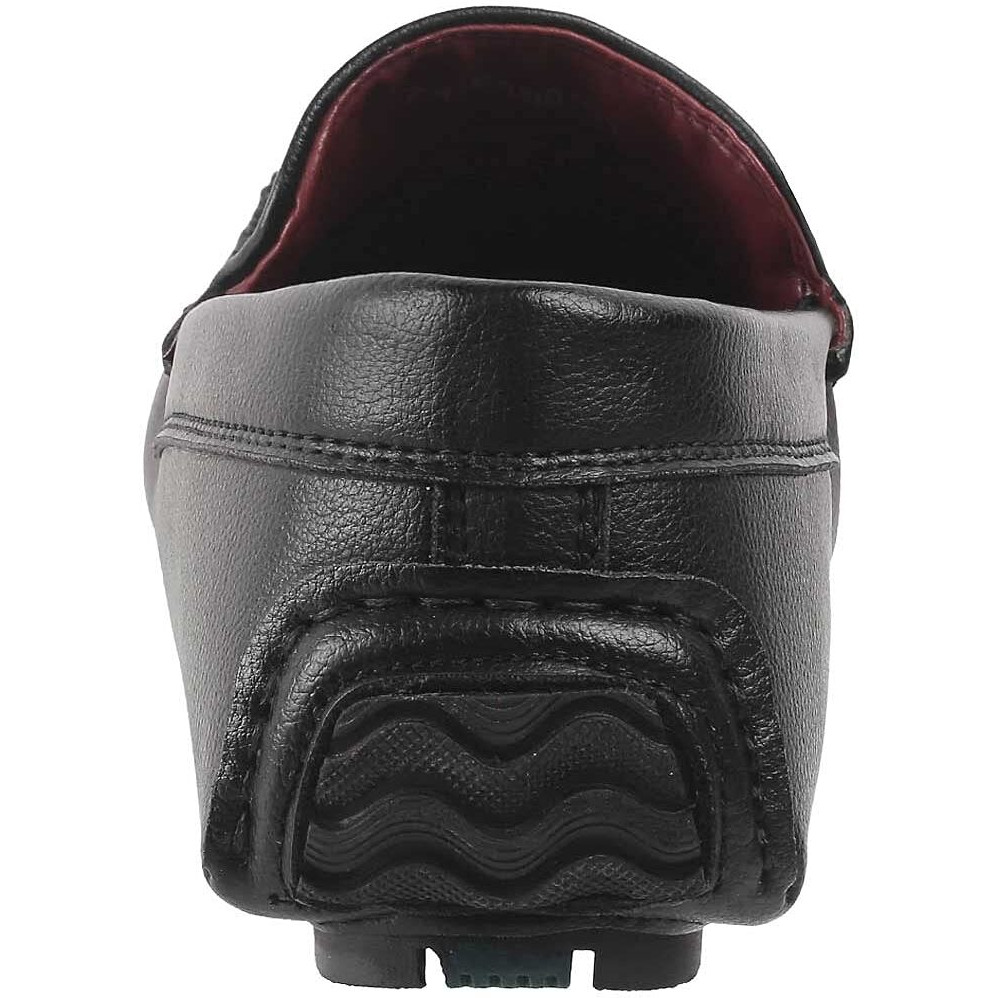 Mochi Men's Black Formal and Casual Stylish Faux Leather Loafer Shoes UK/9 EU/43 (71-8490)