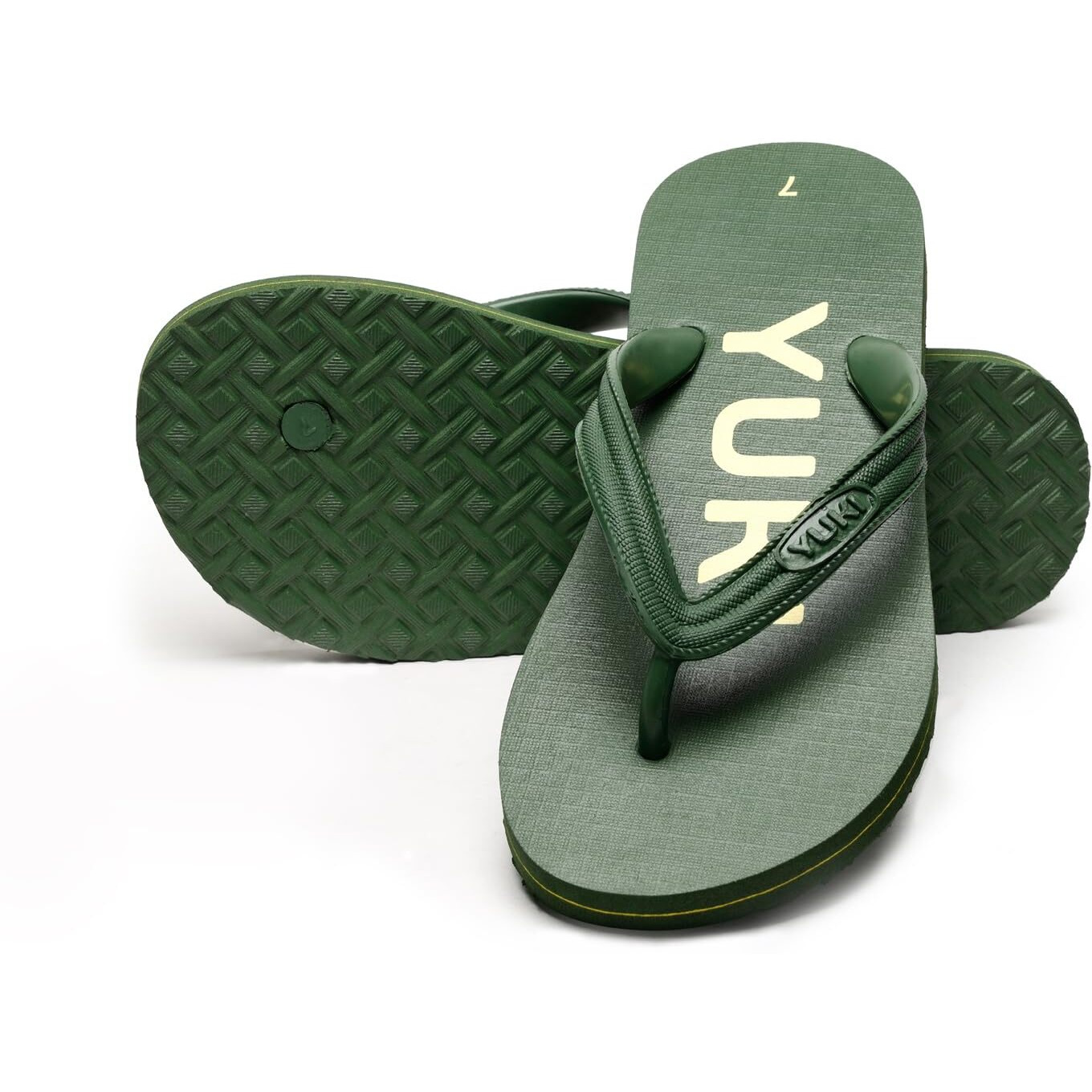 YUKI Unisex Slippers | Hawai Chappal Rubber Flip Flops Slippers, Comfortable & Ultra-Light, Waterproof Non-Slip Thong
