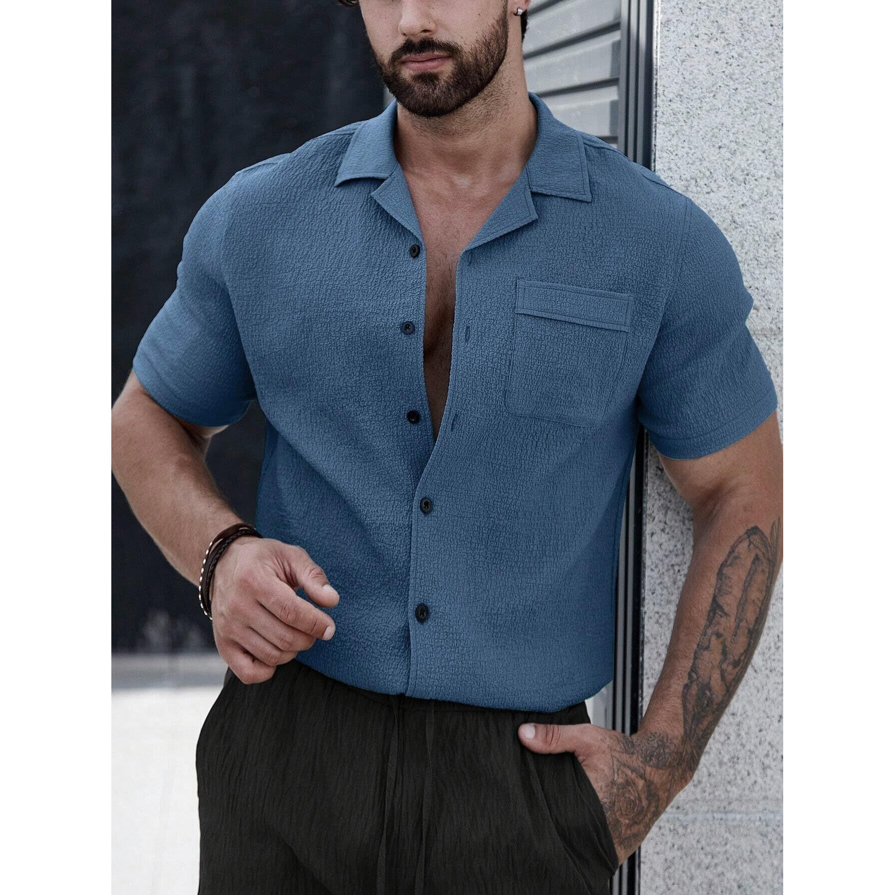 Lymio Casual Shirt for Men|| Shirt for Men|| Men Stylish Shirt (D-Crush-16-23) (M, Grey)