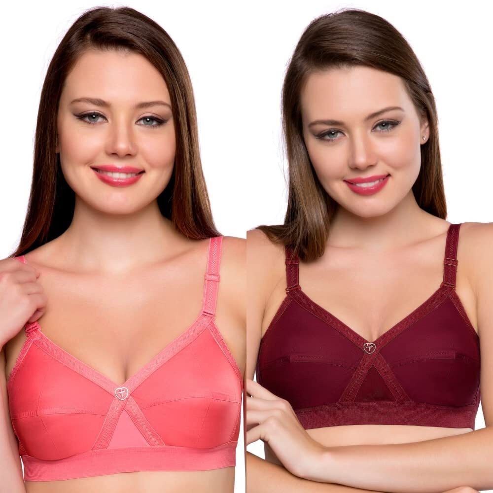 TRYLO KPL Combo Pack 32 Coral & Marun E - Cup