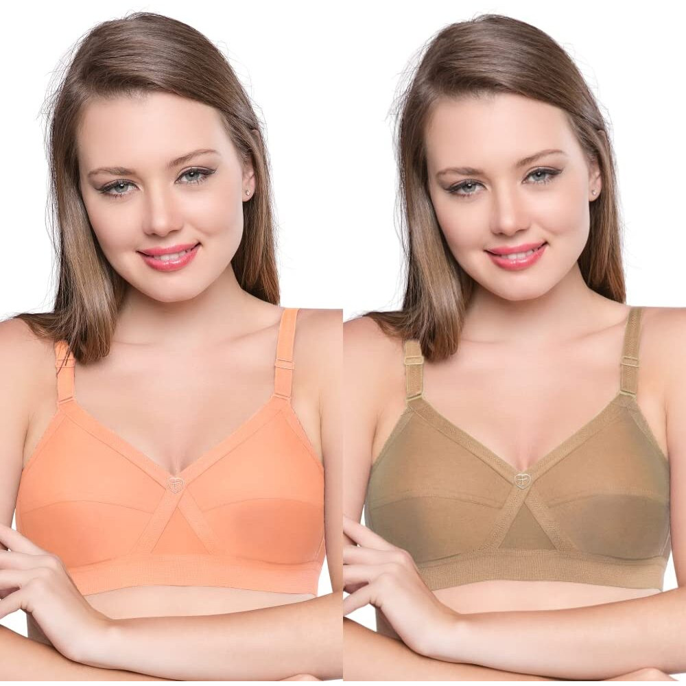 TRYLO KPL Combo Pack 36 Butterscot & Nude F - Cup
