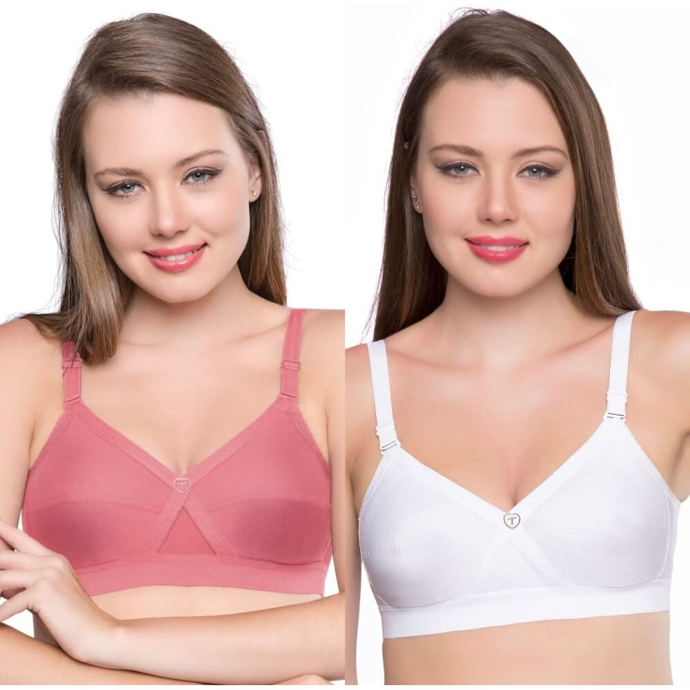 TRYLO KPL Combo Pack 38 Rose Gold & White F - Cup