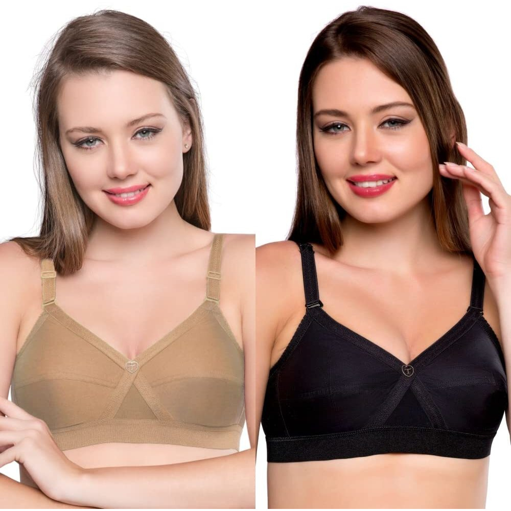 TRYLO KPL Combo Pack 34 Black & Nude E - Cup
