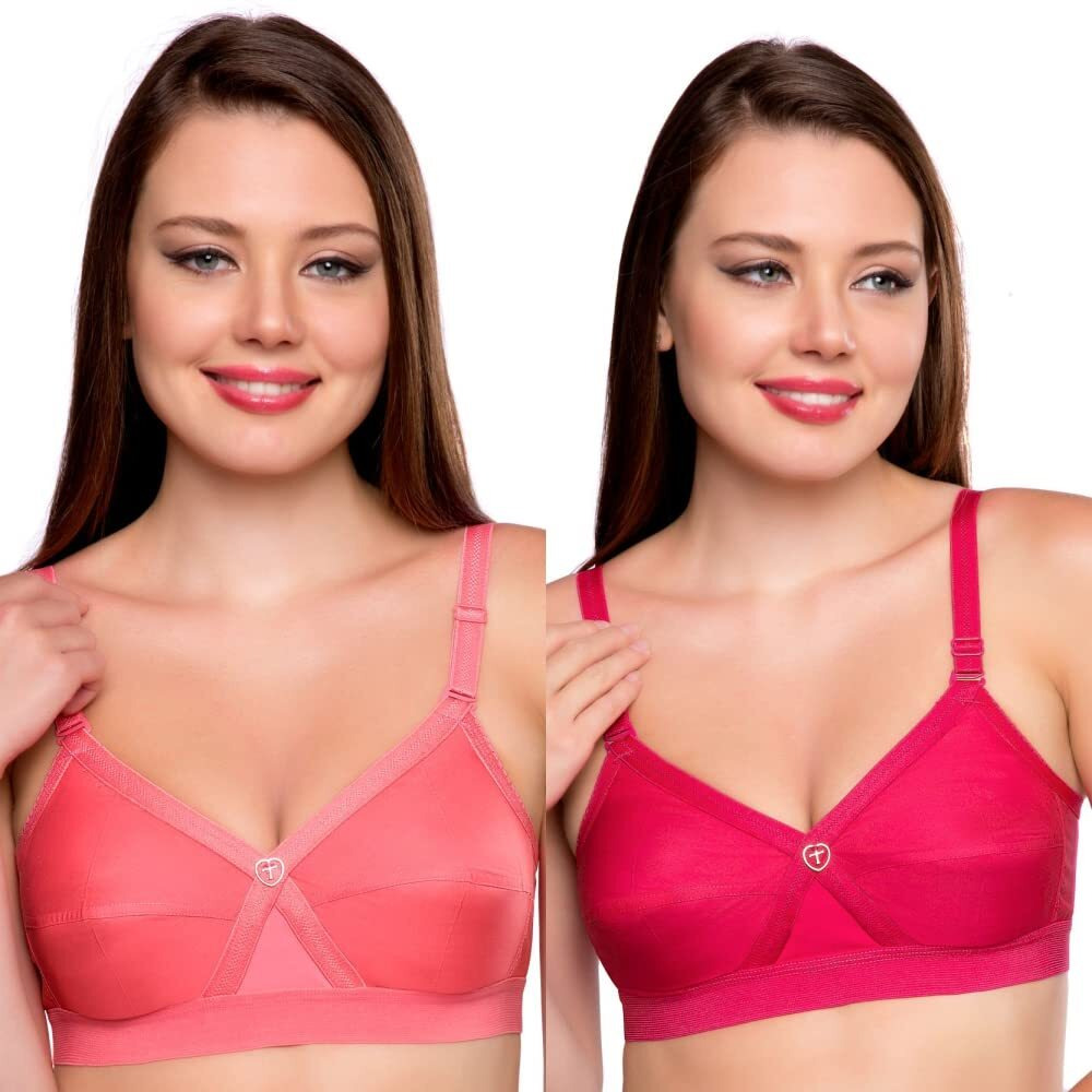 TRYLO KPL Combo Pack 38 Coral & Rasberry F - Cup