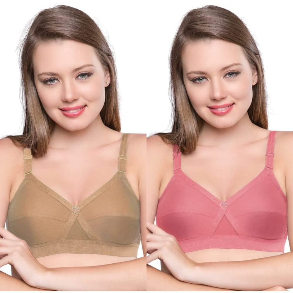 TRYLO KPL Combo Pack 32 Nude & Rose Gold F - Cup
