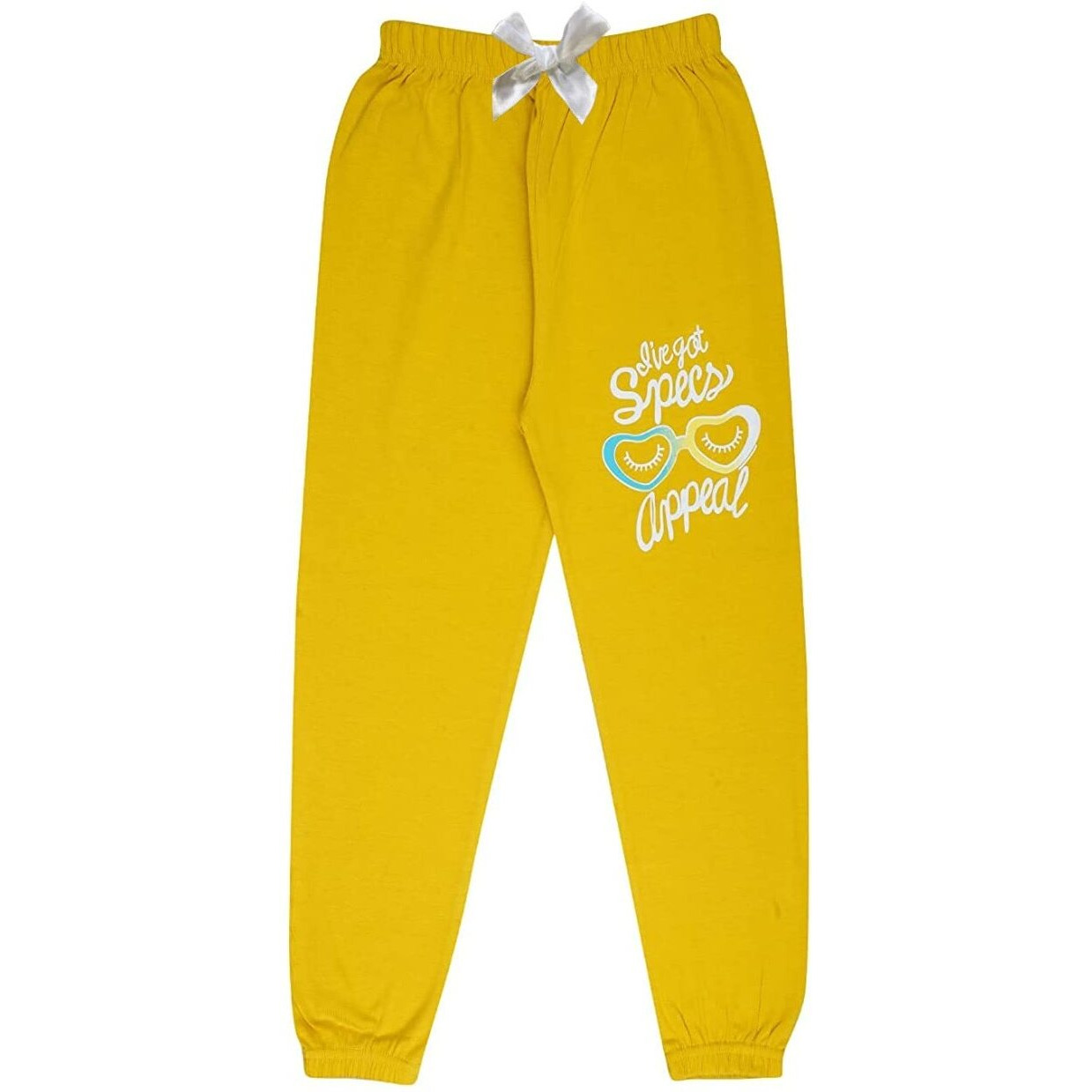 KYDA KIDS 100% Girls Cotton Printed Track Pants (Pack of 3)