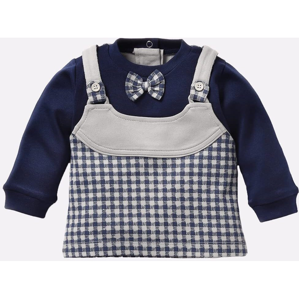 BABY GO 3-6M/6-12M/12M-18M/18-24M Full Sleeves 100% Soft Cotton Clothing Set/Infant Wear/Clothes For Baby Boys, Blue