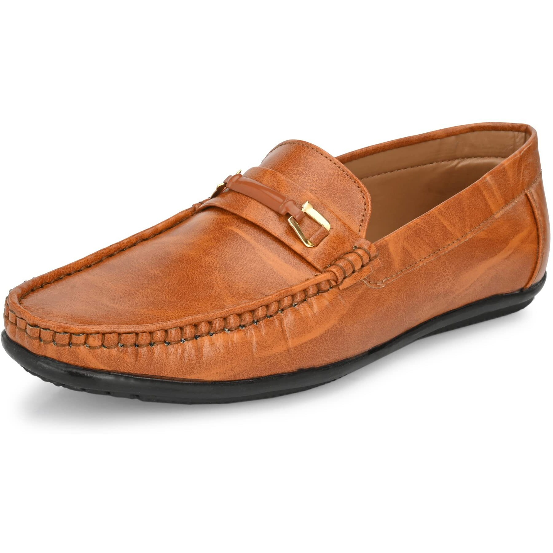 Centrino Mens Loafers Loafer, Tan, 9 UK