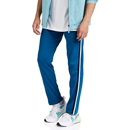 Amazon Brand - Symbol Men's Cotton Blend Jersey Track Pants (Regular Fit) Mykonos Blue 4XL