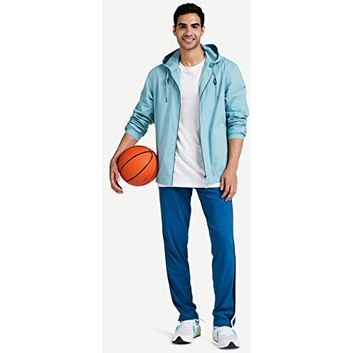 Amazon Brand - Symbol Men's Cotton Blend Jersey Track Pants (Regular Fit) Mykonos Blue 4XL