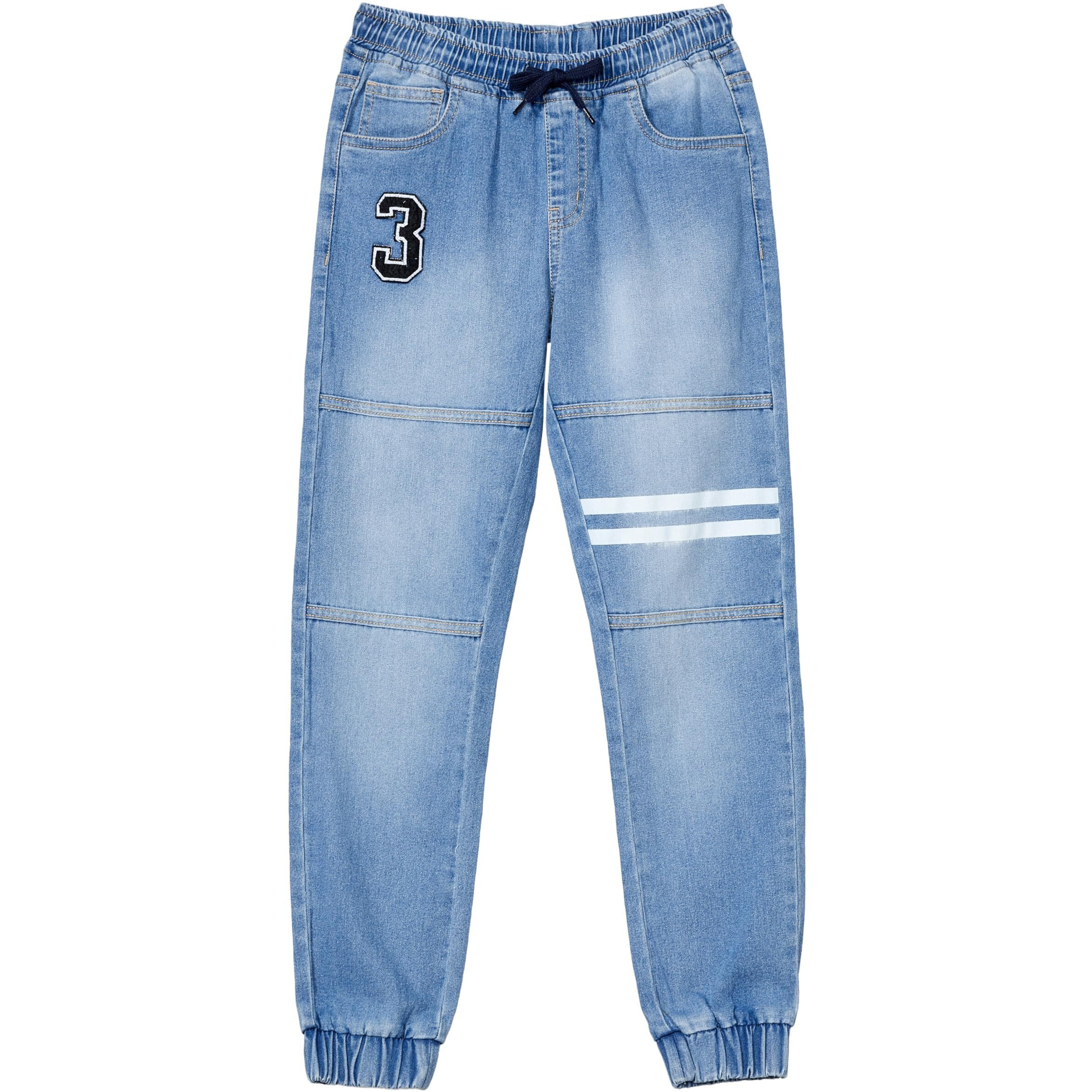 Amazon Brand - Jam & Honey Boys Elasticated Regular Fit Denim Jeans (Jogger)