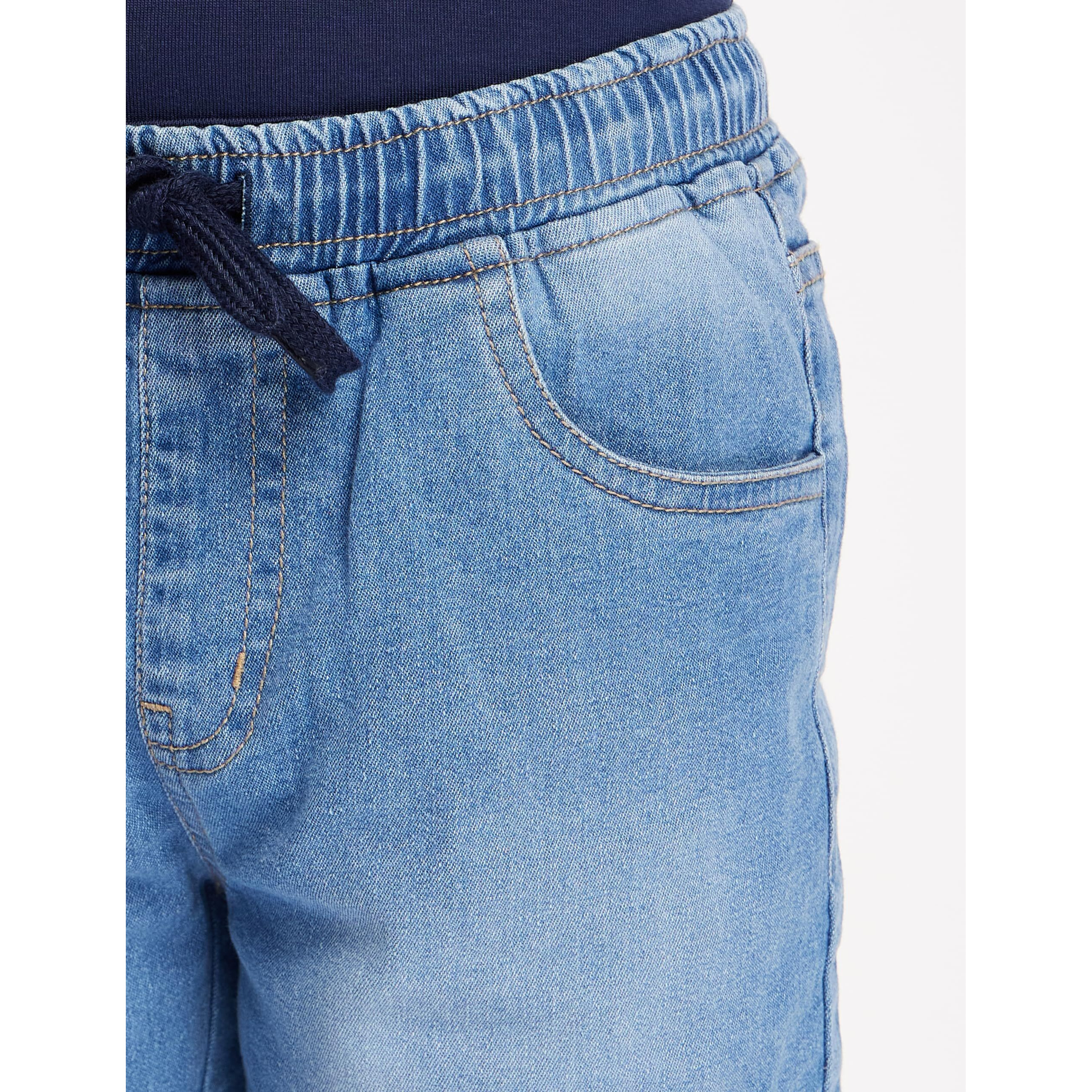 Amazon Brand - Jam & Honey Boys Elasticated Regular Fit Denim Jeans (Jogger)