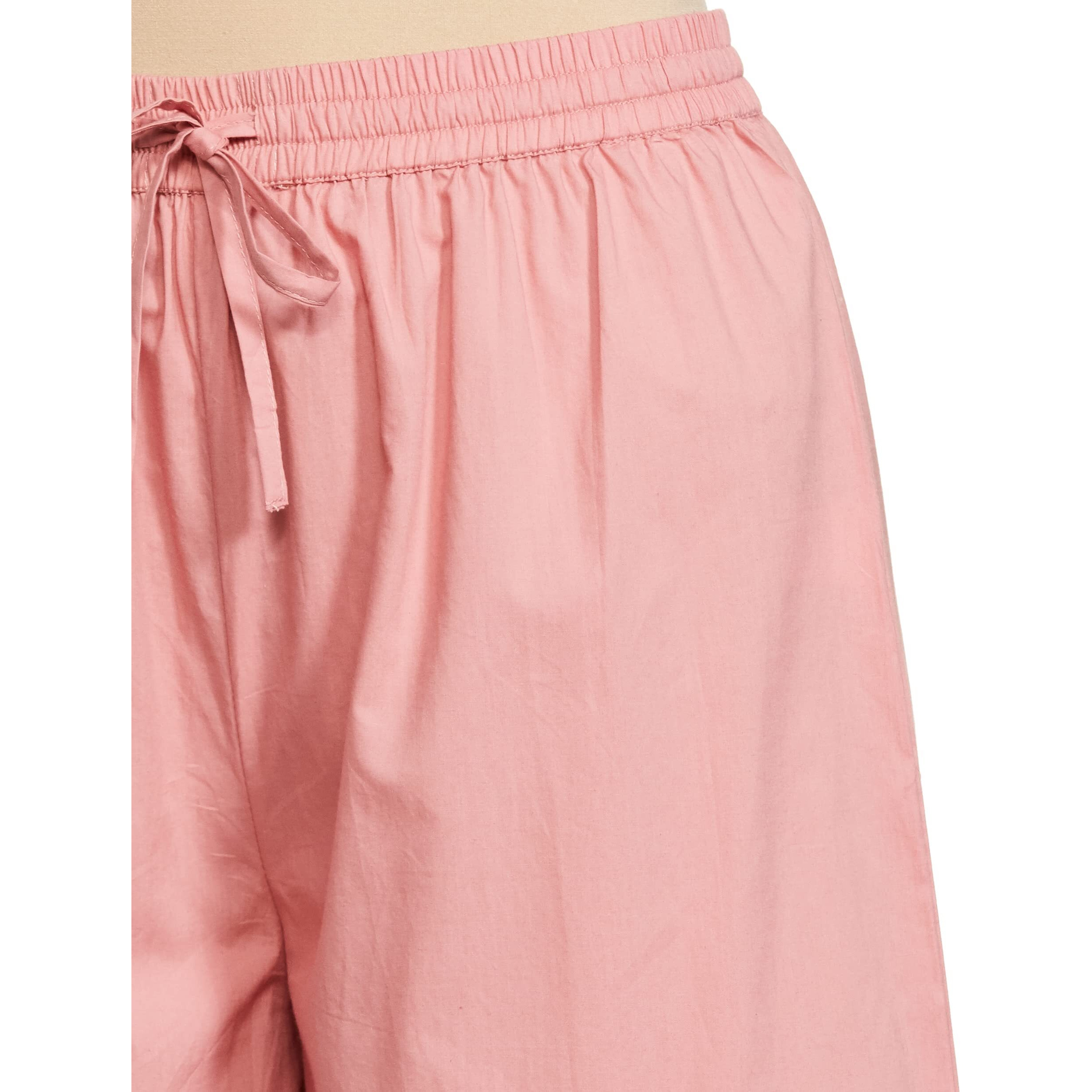 Amazon Brand - Myx Women's Loose Fit Palazzo (PAG 225_Pastel Onion_2XL)