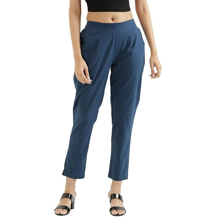 DIGITAL SHOPEE Women's Regular Pants (DS-TC1-Teal Blue |3XL_Teal