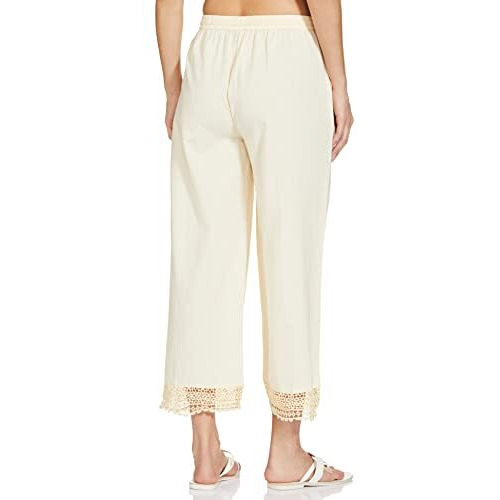 Amazon Brand - Myx Women Relaxed Bottom Ecru S