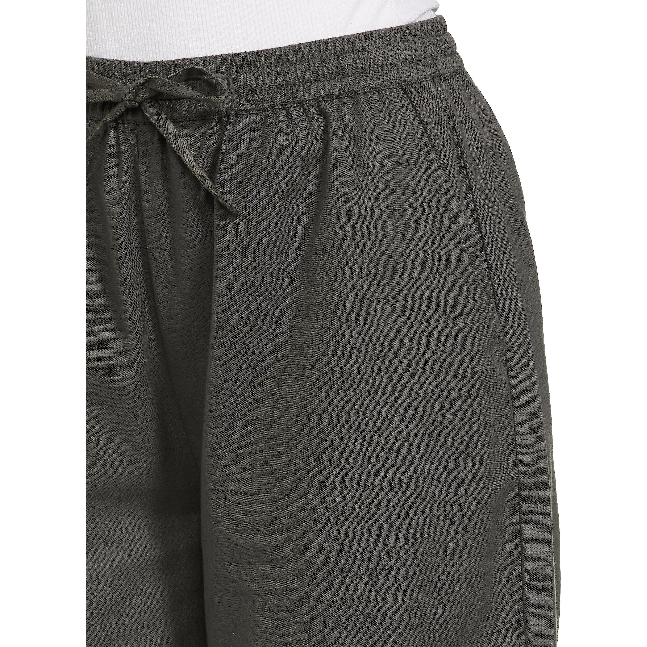 Amazon Brand - Myx Women's Relaxed Bottom (PAG 210_Charcoal Grey_4XL)