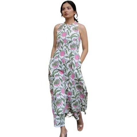 Leriya Fashion Kurta Set for Women | Women Kurta | Women Kurta Sets Kurtis | Women Kurta Pant Set | Women Kurta Pant Set Women Kurti Set with Pant | Women Kurta Set (XX-Large, White)