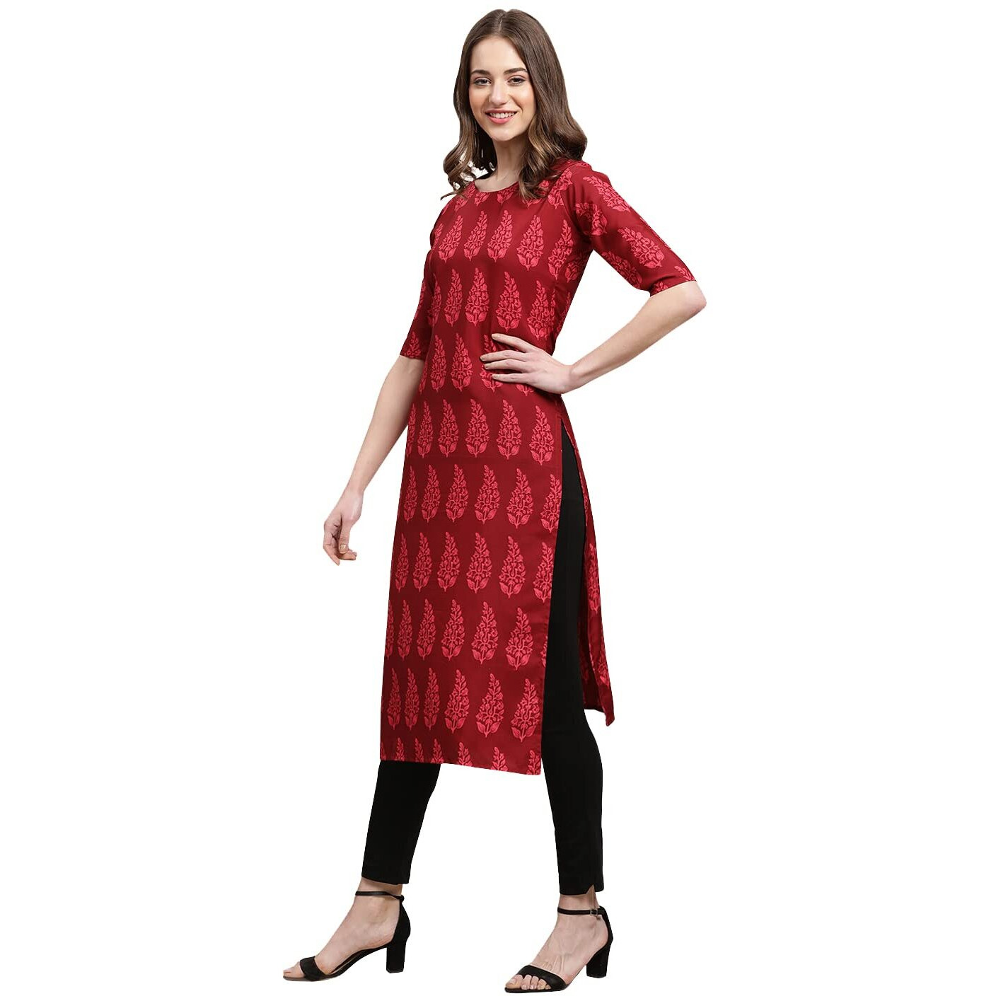 Pinkmint Kurti for Women, Kurta for Women, Kurti, Digital Printed Kurta, Women's Casual Kurta, Kurta Set, Office Wear Kurta, Straight Kurta, Kurta Combo Multicolour