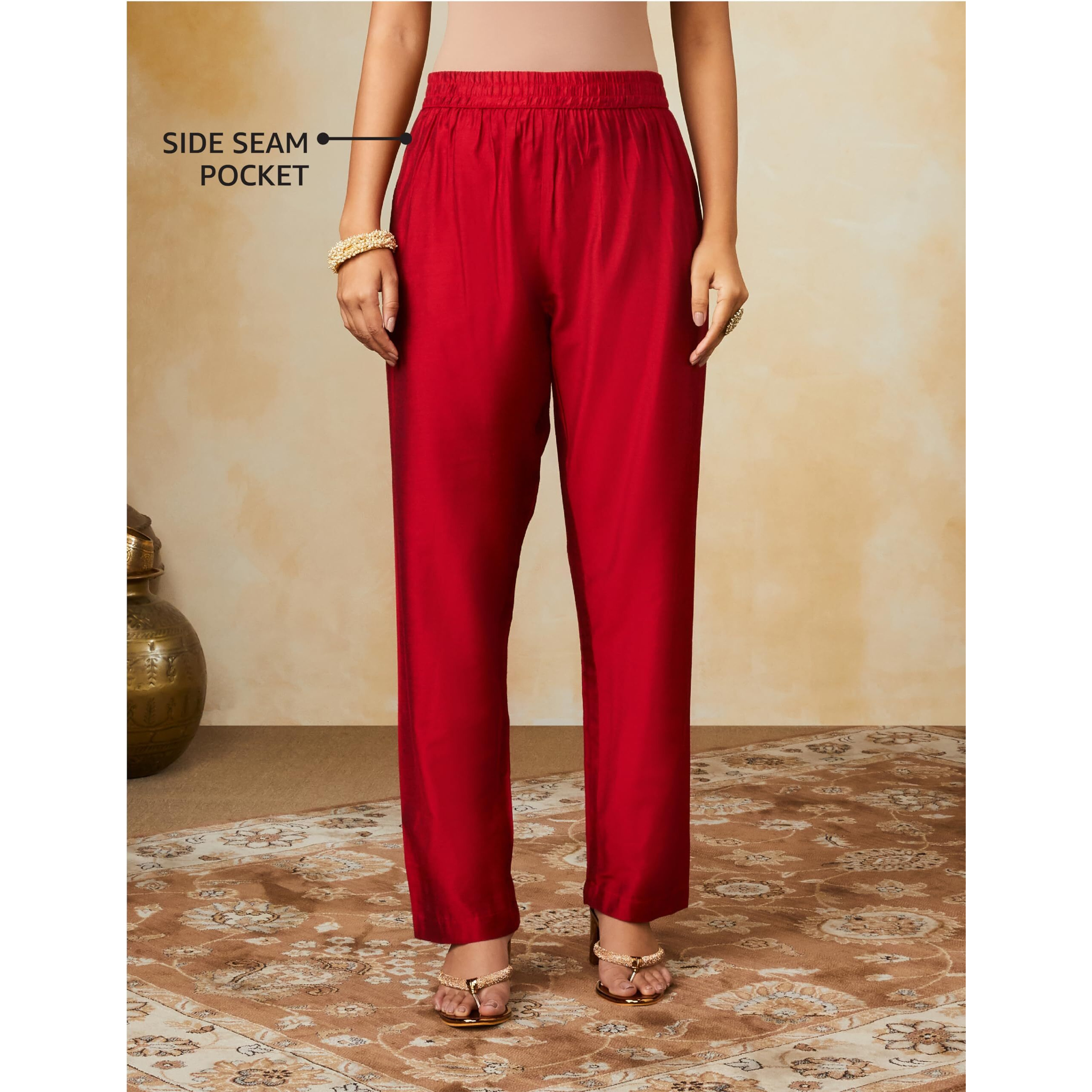 Amazon Brand - Myx Women's Rayon Salwar Suit (AW24-MYX-SKD-VN-02_Dark Pink_3XL)