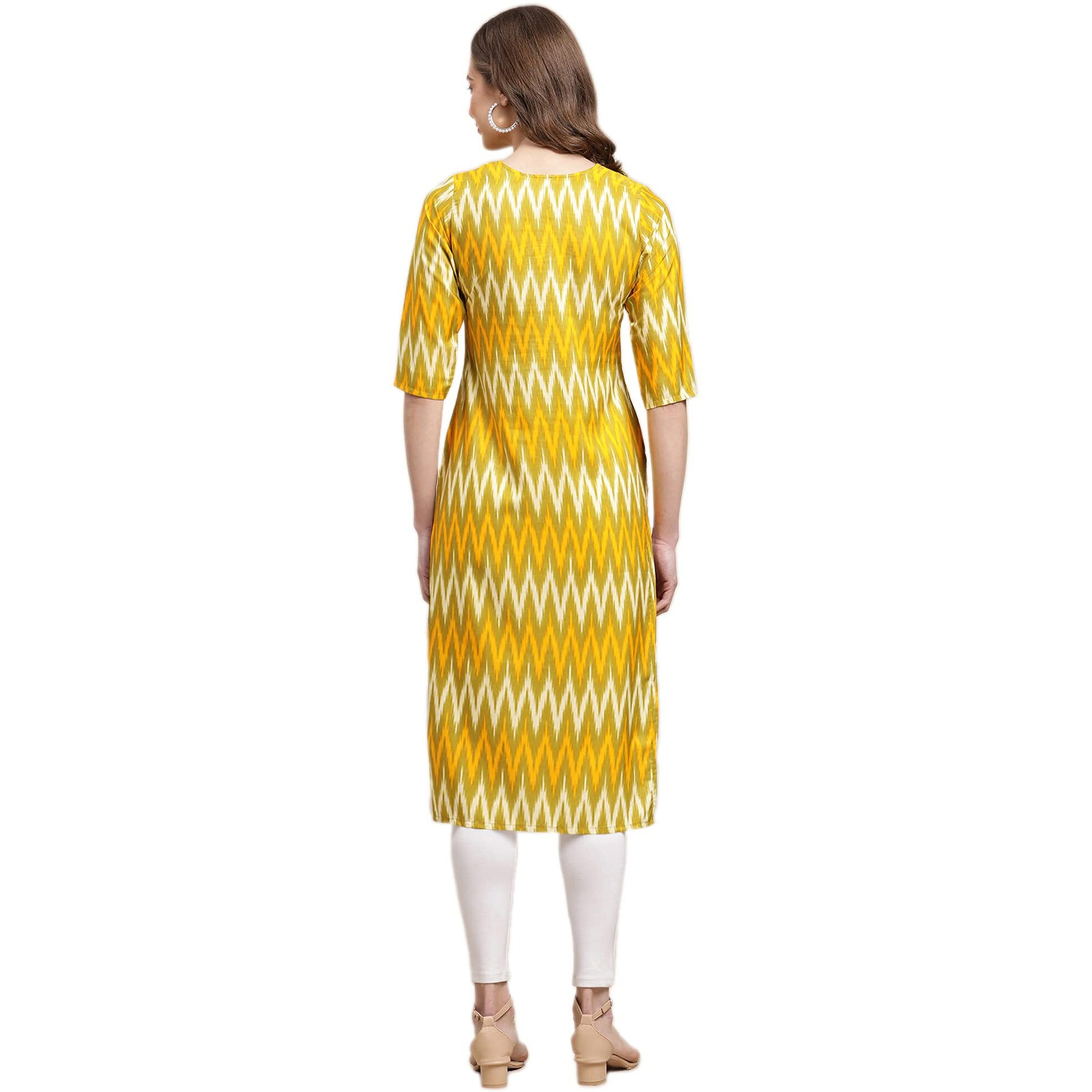 Pinkmint Women's Crepe Digital Print Straight Kurta Pack of 6 [CR-329-370-343-362-369-366-S]