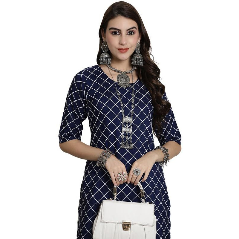 7Threads Kurti for Women|Kurti|Kurta|Kurta for Women|Crepe Kurti|Printed Kurta|Crepe Straight Kurti Kurti_AS_530364_L