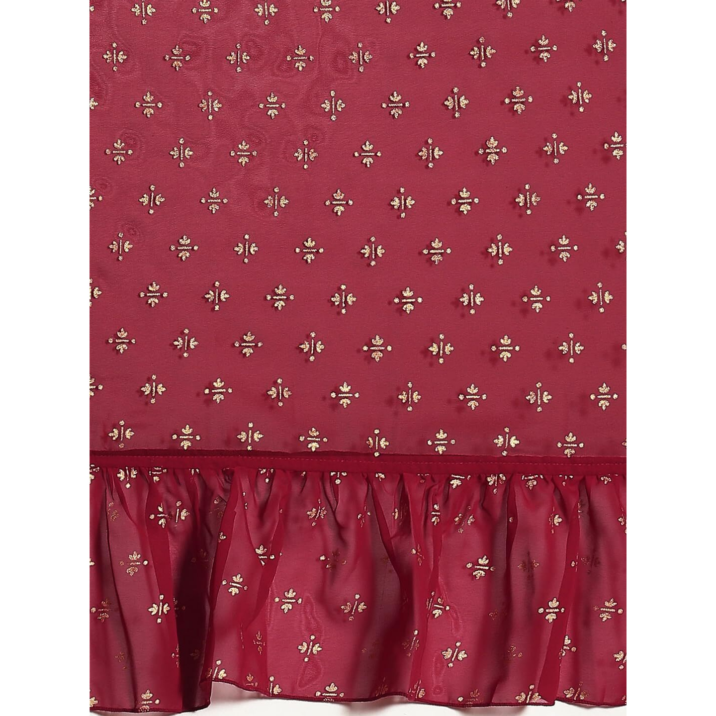 Ahalyaa Women's Polyester Sarees (AHSRBL-SET-25_Maroon)