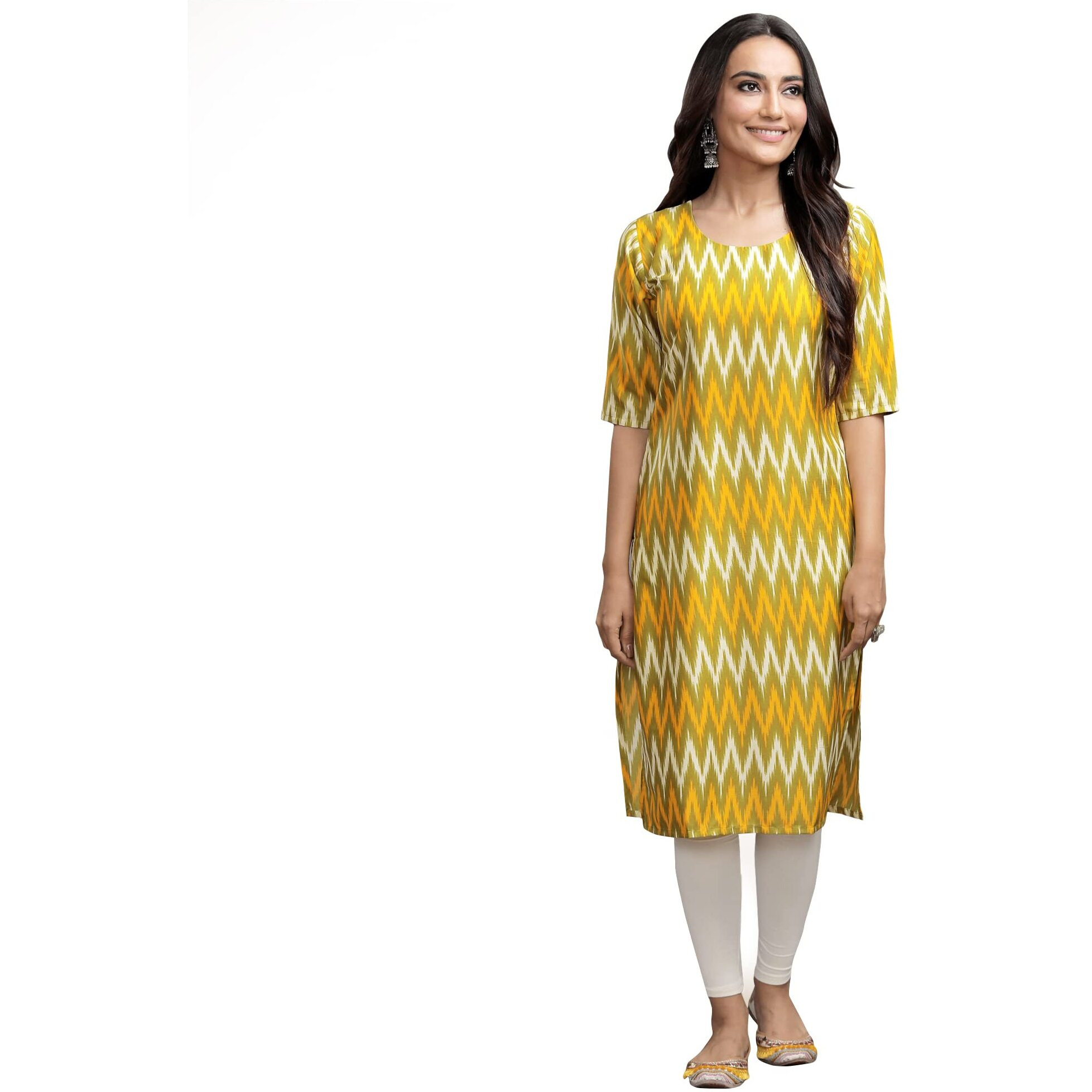 Pinkmint Women's Digital Printed Straight Kurta[Surbhi-530329-S]