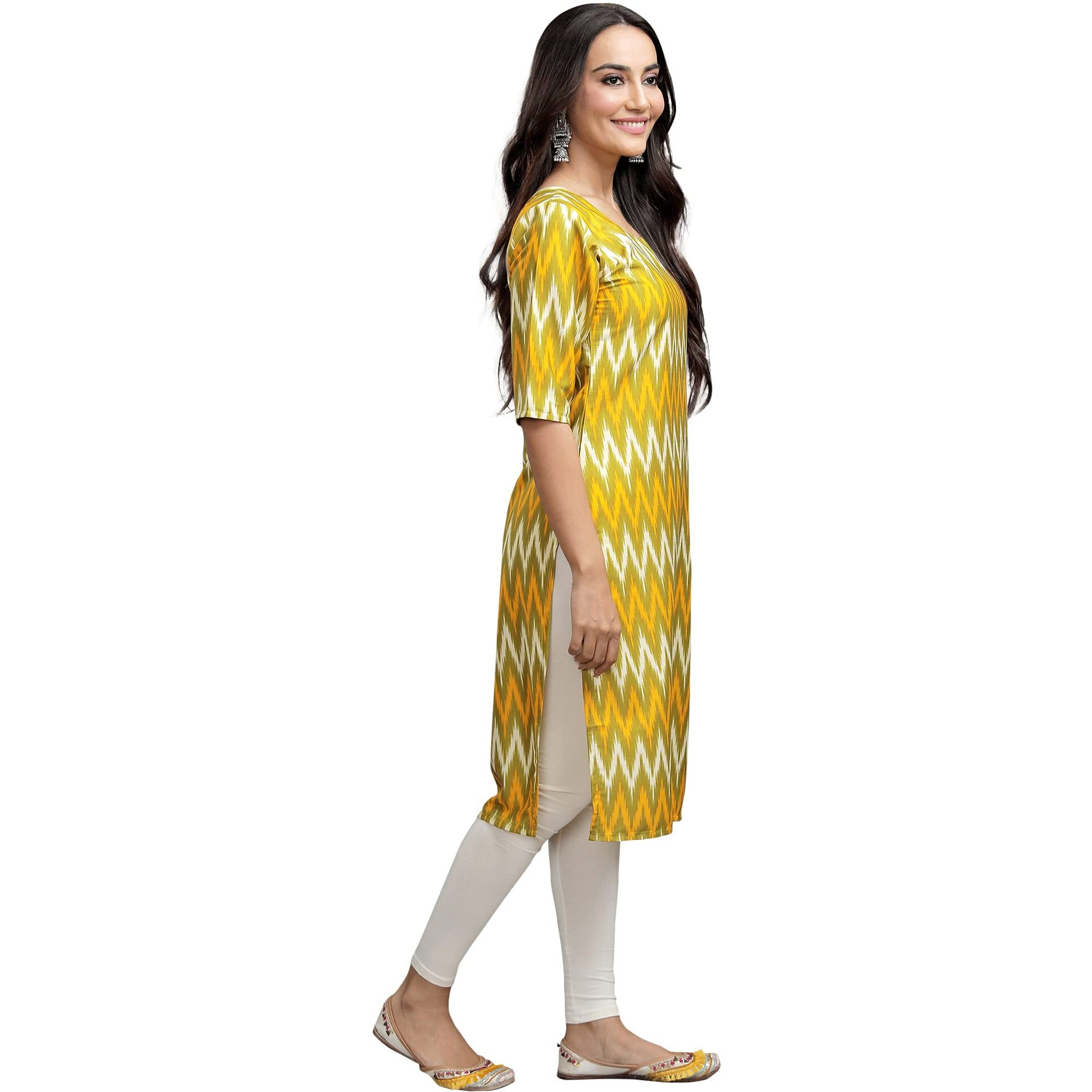 Pinkmint Women's Digital Printed Straight Kurta[Surbhi-530329-S]