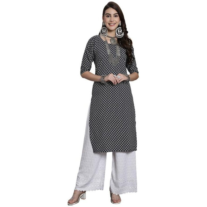 7Threads Kurti for Women|Kurti|Kurta|Kurta for Women|Crepe Kurti|Printed Kurta|Crepe Straight Kurti Kurti_AS_530349_S