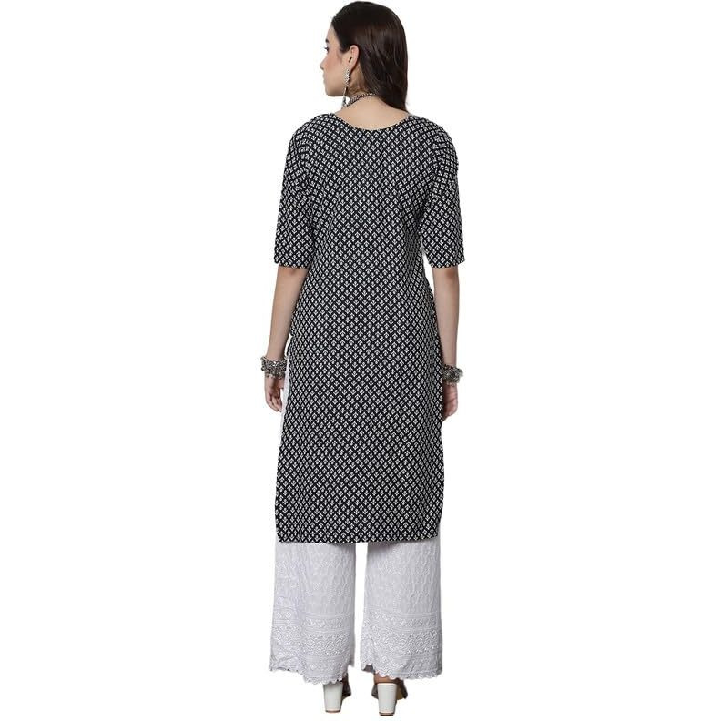 7Threads Kurti for Women|Kurti|Kurta|Kurta for Women|Crepe Kurti|Printed Kurta|Crepe Straight Kurti Kurti_AS_530349_S