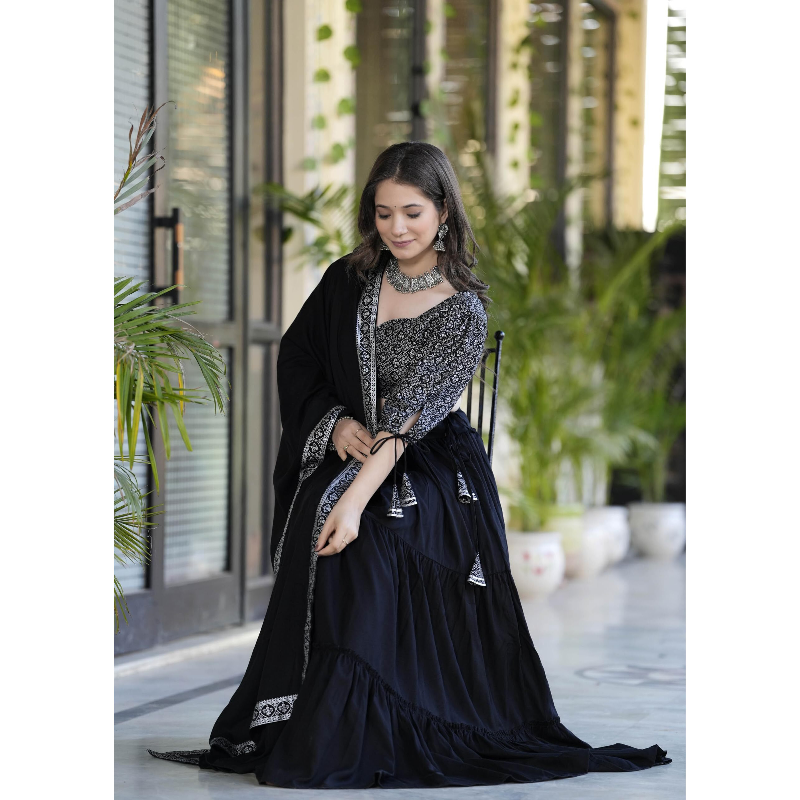 Daevish New Rayon Printed Traditional Lehenga Choli With Dupatta Set For Women | Women Fastive Lehenga Choli With Dupatta Set
